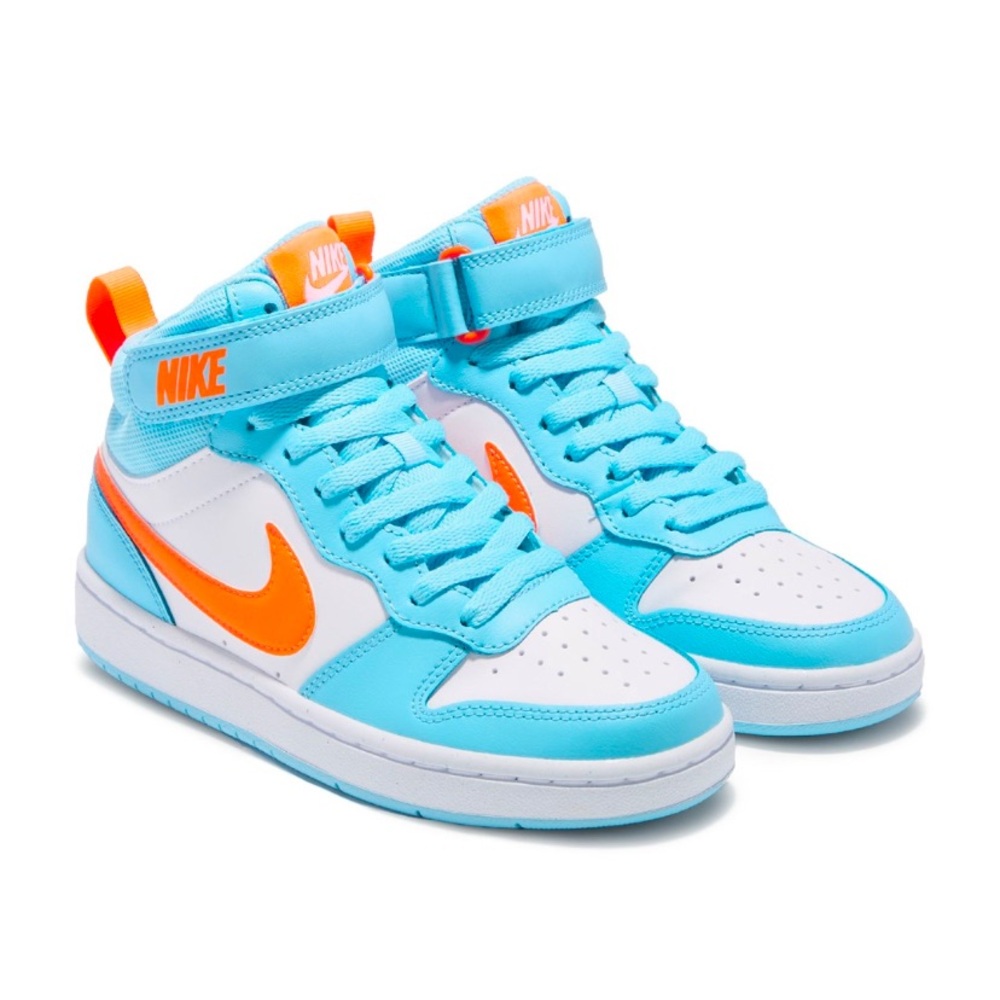 Big Kids Nike Court Borough 2 High Top Sneaker